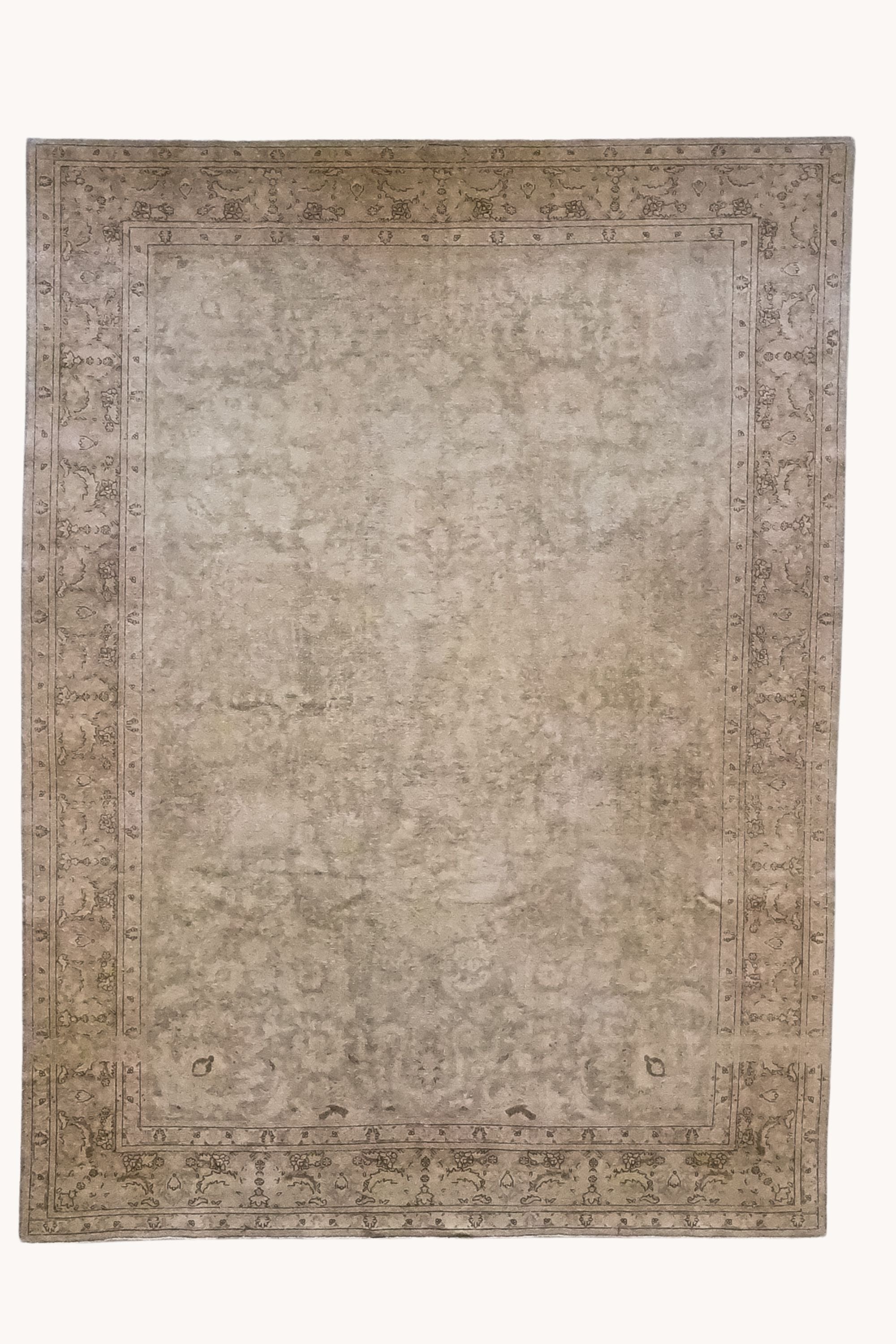 District Loom Antique Tabriz Area Rug Terry