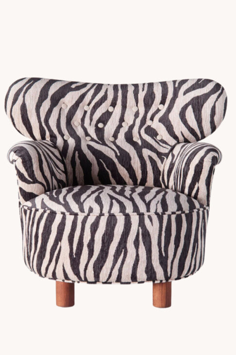 District Loom x Dusty Deco Elias Armchair Zebra