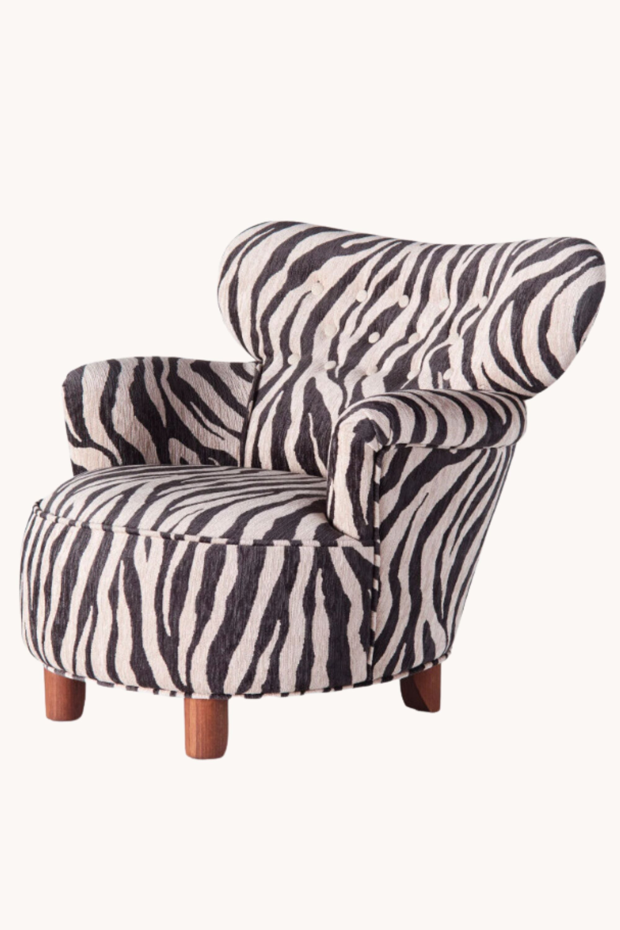 District Loom x Dusty Deco Elias Armchair Zebra