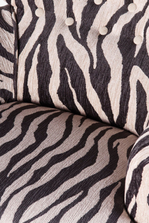 District Loom x Dusty Deco Elias Armchair Zebra