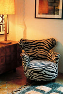 District Loom x Dusty Deco Elias Armchair Zebra