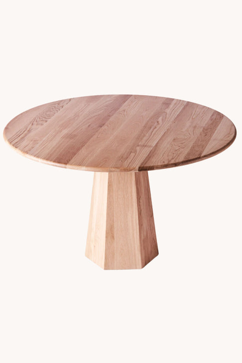 District Loom x Dusty Deco Hexagon Dining Table Oak