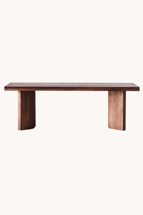 District Loom x Dusty Deco French Dining Table Walnut 