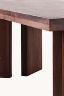 District Loom x Dusty Deco French Dining Table Walnut 