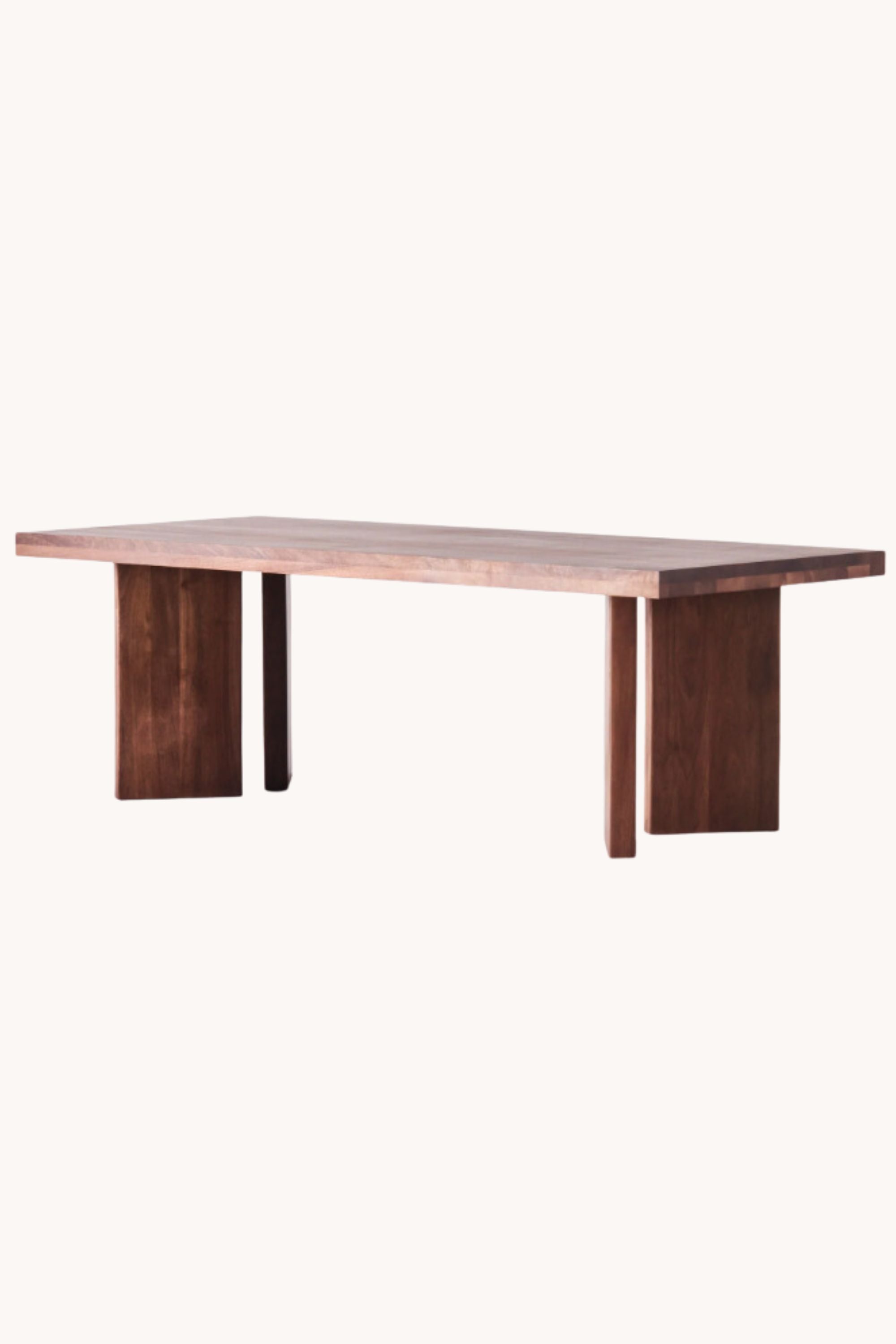 District Loom x Dusty Deco French Dining Table Walnut 