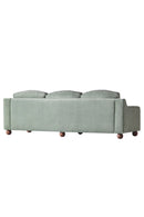 Dusty Deco Lola Sofa Velvet Green x District Loom