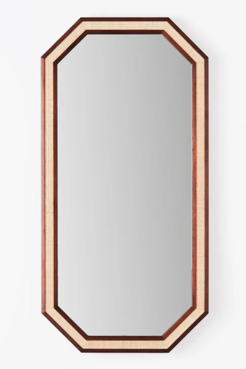 Dusty Deco Rattan Mirror X District Loom