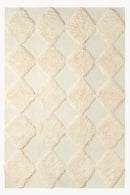 Chess Rya White Rug | Dusty Deco x District Loom