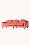 District Loom Lola Sofa Velvet Vintage Pink furniture