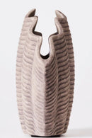 District Loom x Dusty Deco Concha Vase Grey Medium