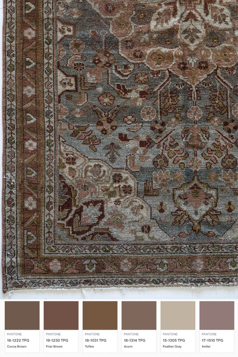 District Loom Vintage Persian Malayer runner rug Alpine