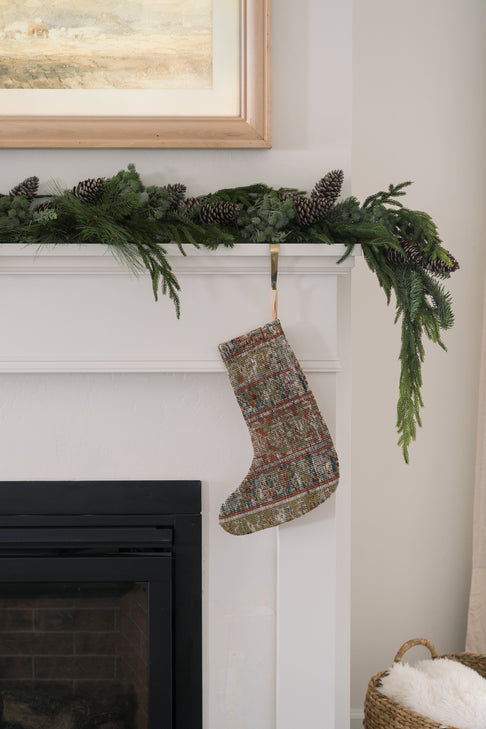 District Loom Christmas Stocking No. 12