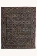 District Loom Vintage Malayer scatter rug Glacier