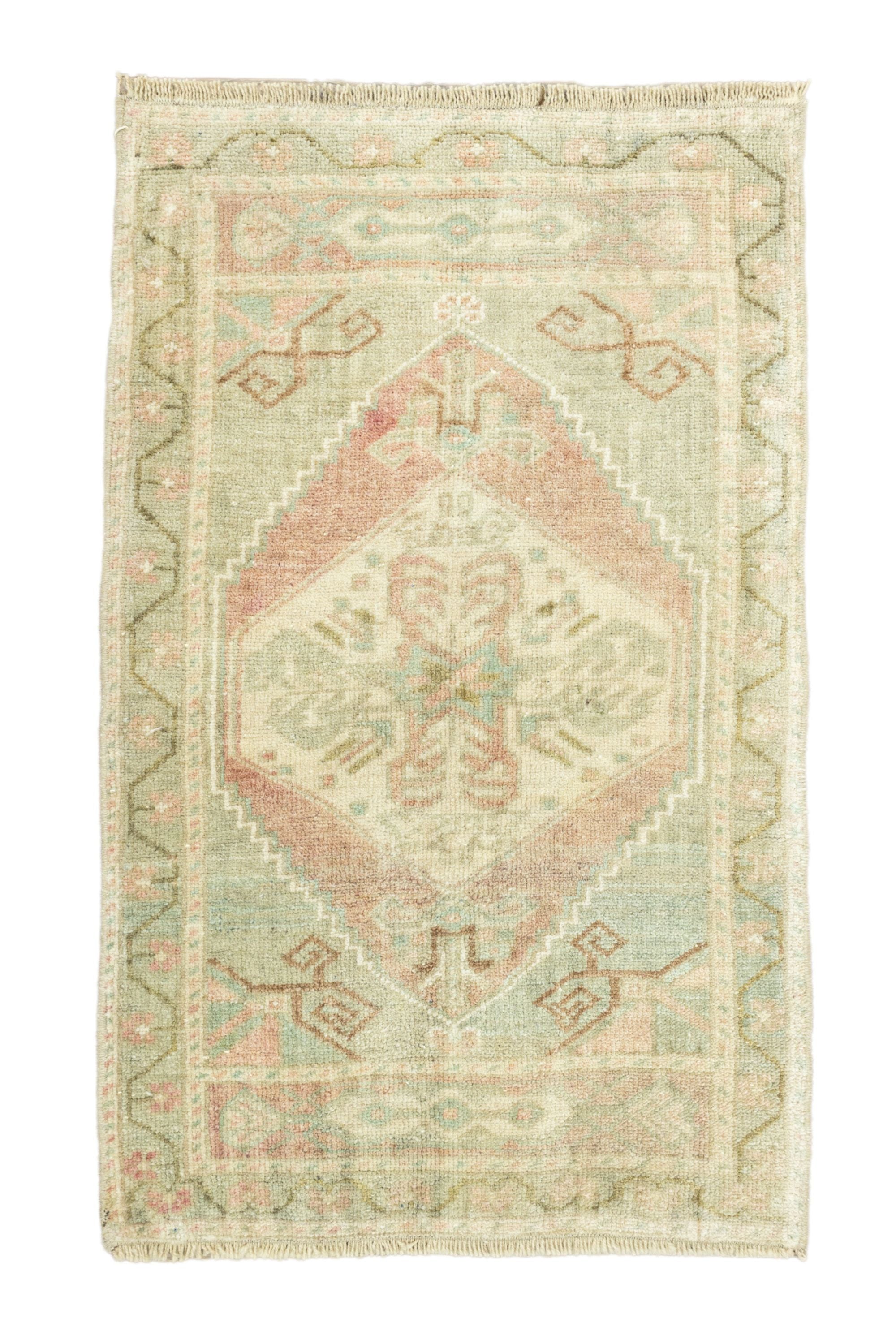 District Loom Vintage Turkish Mini Rug No. 672 for Anthropologie