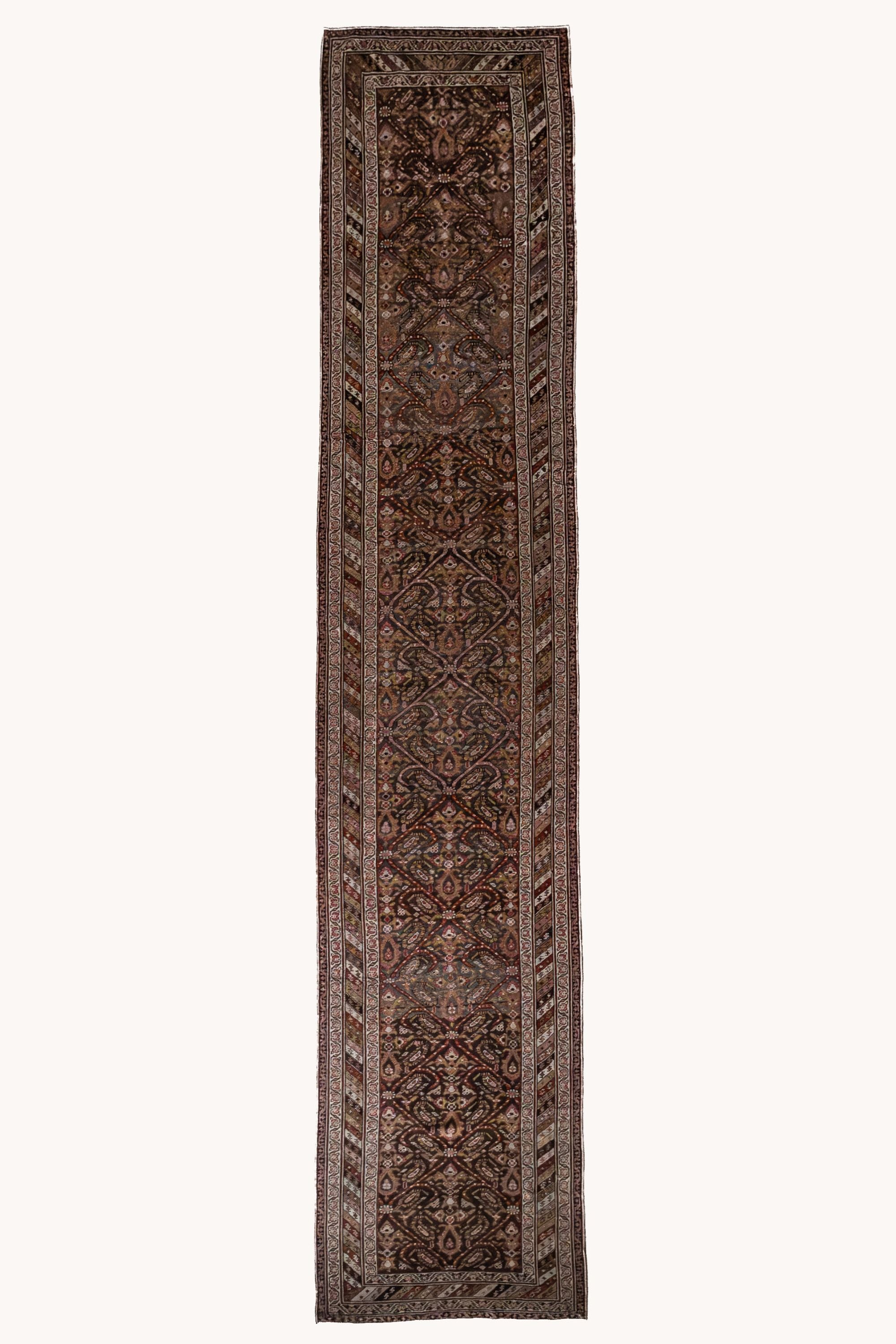 District Loom Antique Persian Malayer Runner Rug Cody