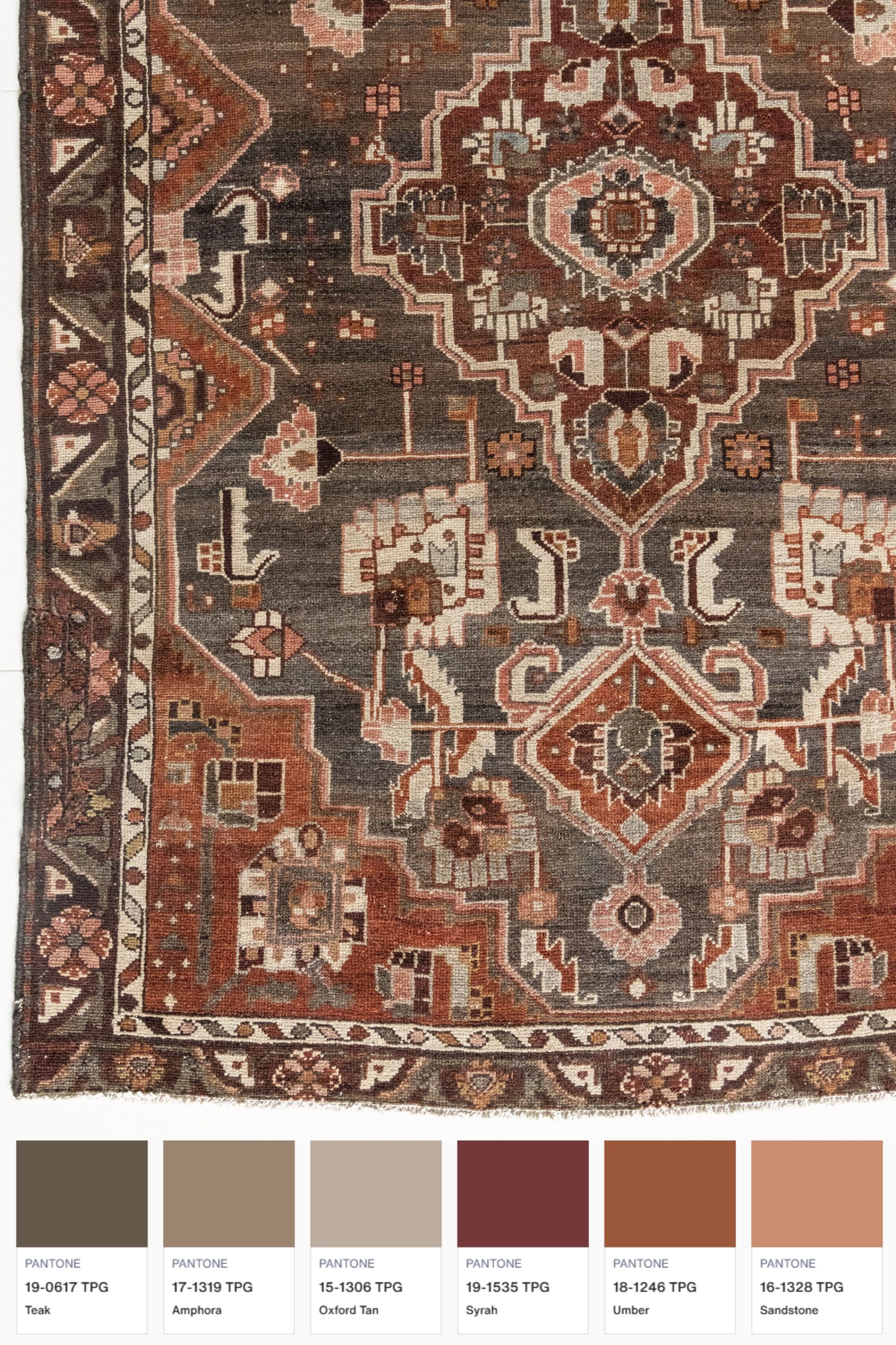 District Loom Vintage Malayer Scatter Rug Terra