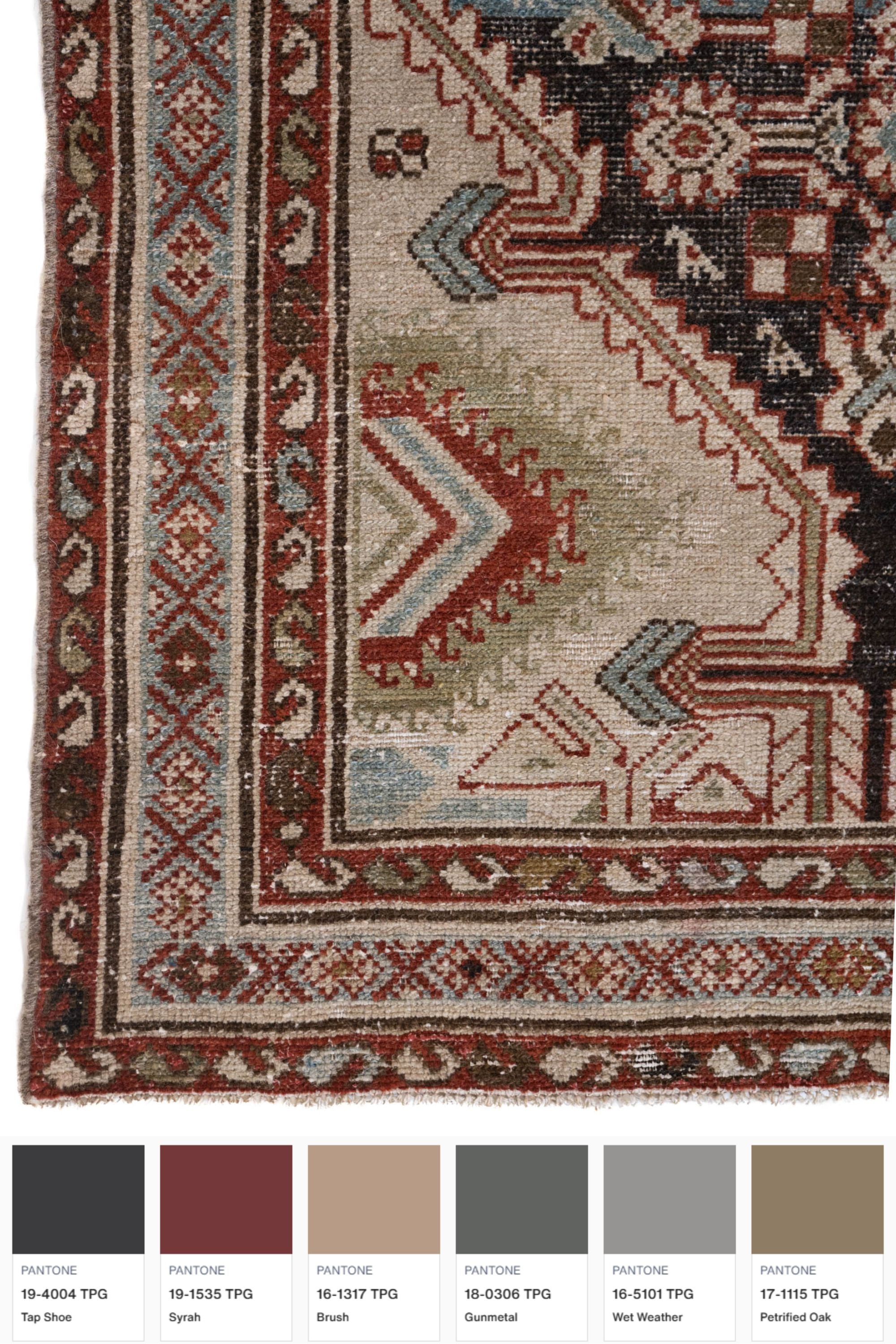 District Loom Vintage Malayer Runner Rug Flora