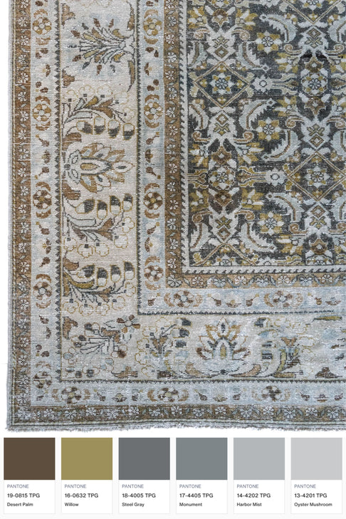 District Loom Antique Area Rug Zina