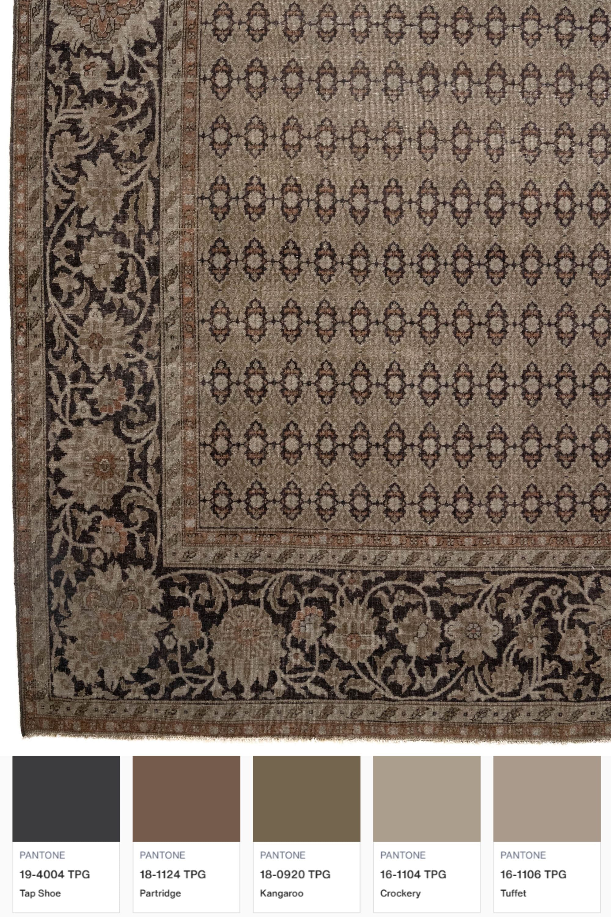 District Loom Antique Area Rug Larina