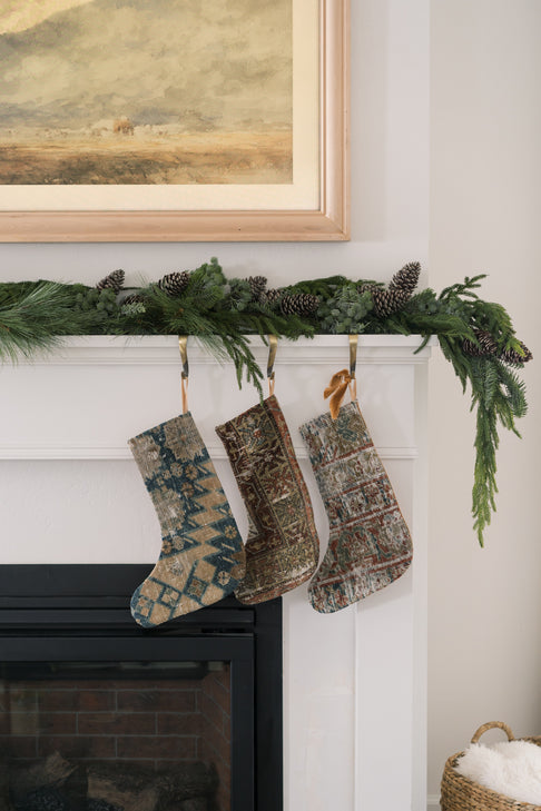 District Loom Christmas Stocking No. 49