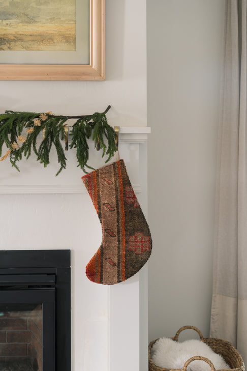 District Loom Christmas Stocking No. 80