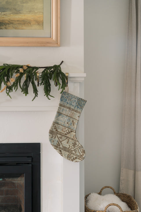 District Loom Christmas Stocking No. 79