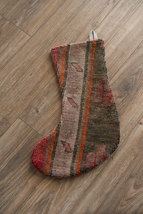 District Loom Christmas Stocking No. 81