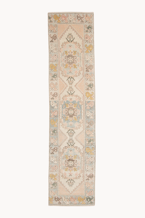 District Loom Vintage Turkish Anatolian Runner Rug No. 346 for Anthropologie