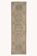 District Loom Vintage Turkish Anatolian Runner Rug No. 333 for Anthropologie