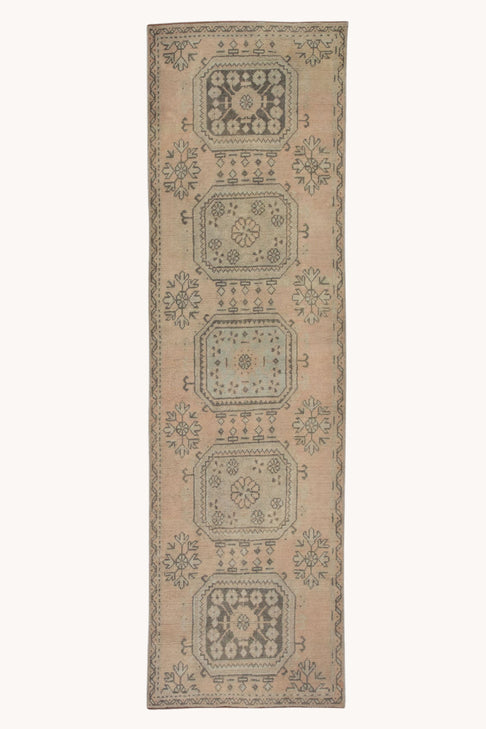 District Loom Vintage Turkish Anatolian Runner Rug No. 333 for Anthropologie