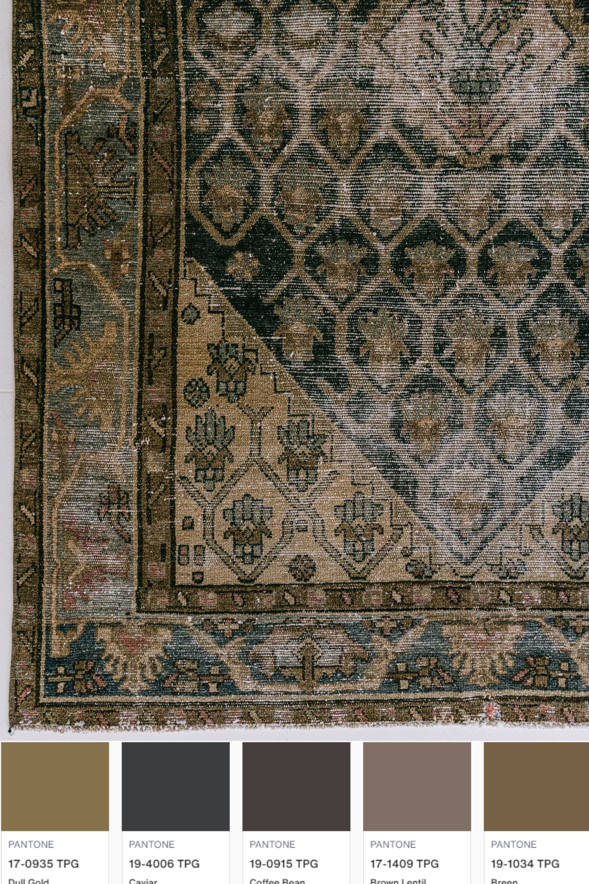 District Loom Vintage Malayer scatter rug Dune