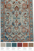 District Loom Antique Persian Malayer Scatter rug Fairfield