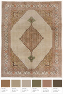 District Loom Antique Persian Tabriz Area rug Darby