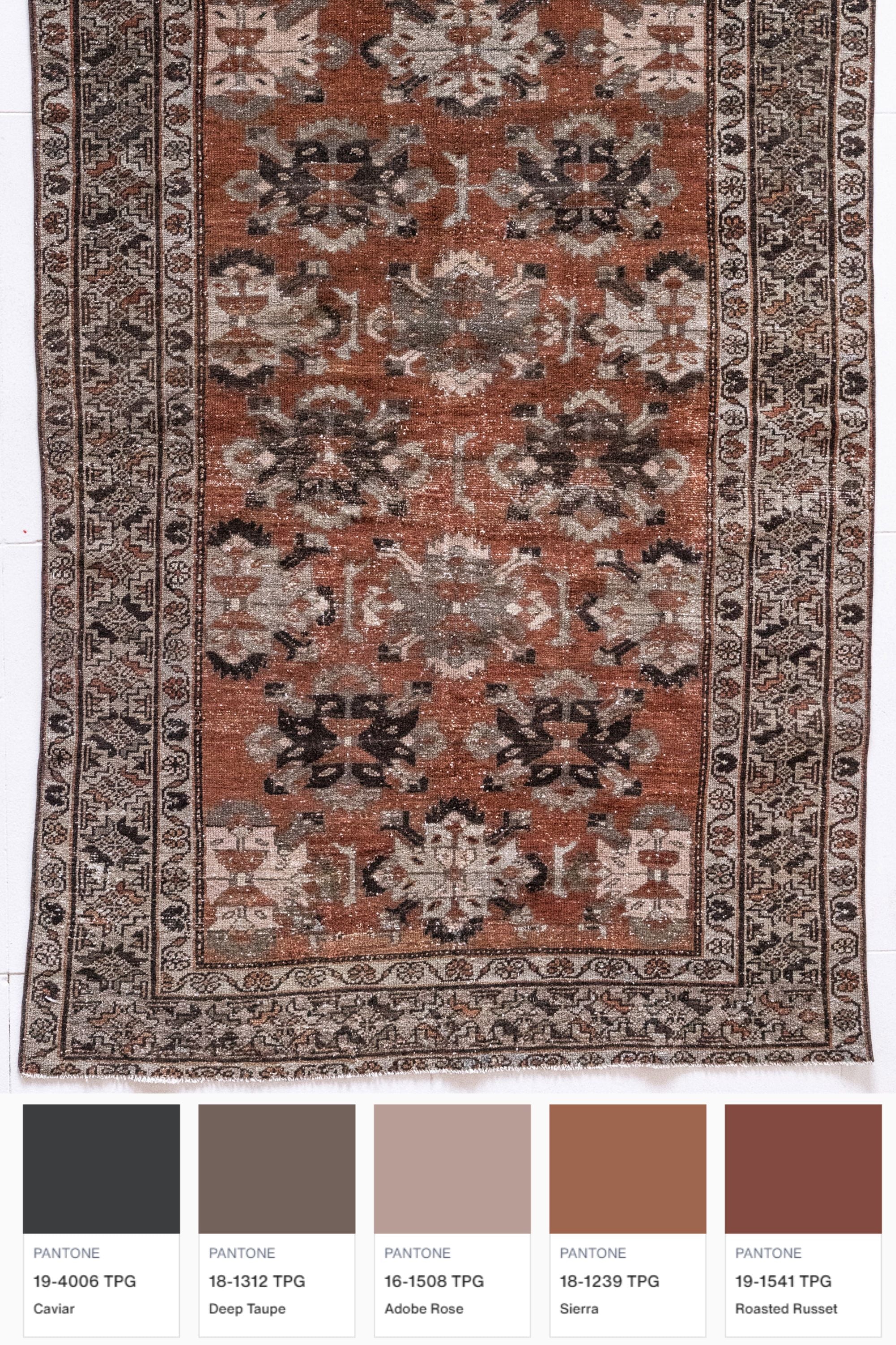 District Loom Vintage Hamadan scatter rug Florence