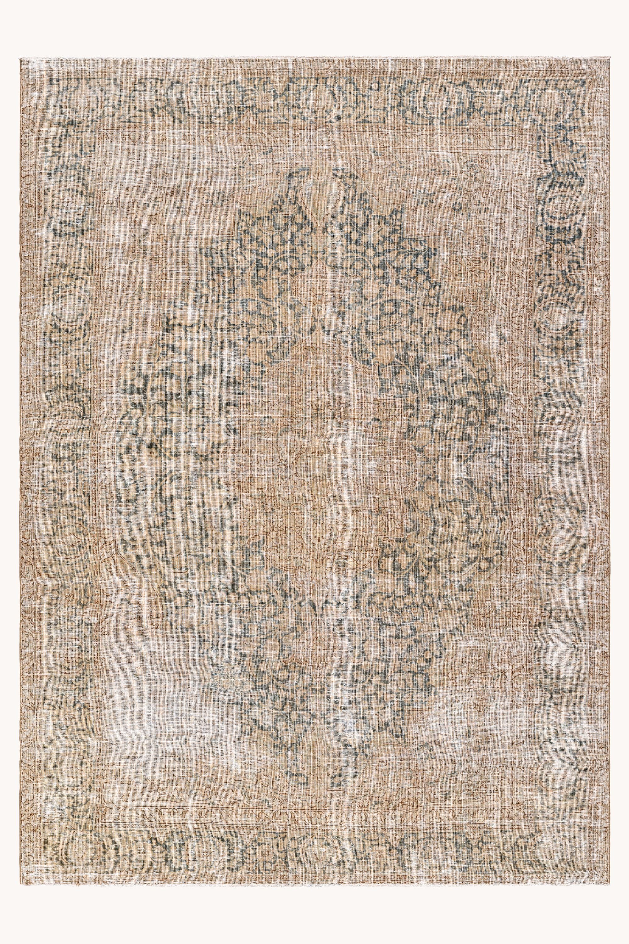 District Loom Vintage Turkish Area Rug Hingham