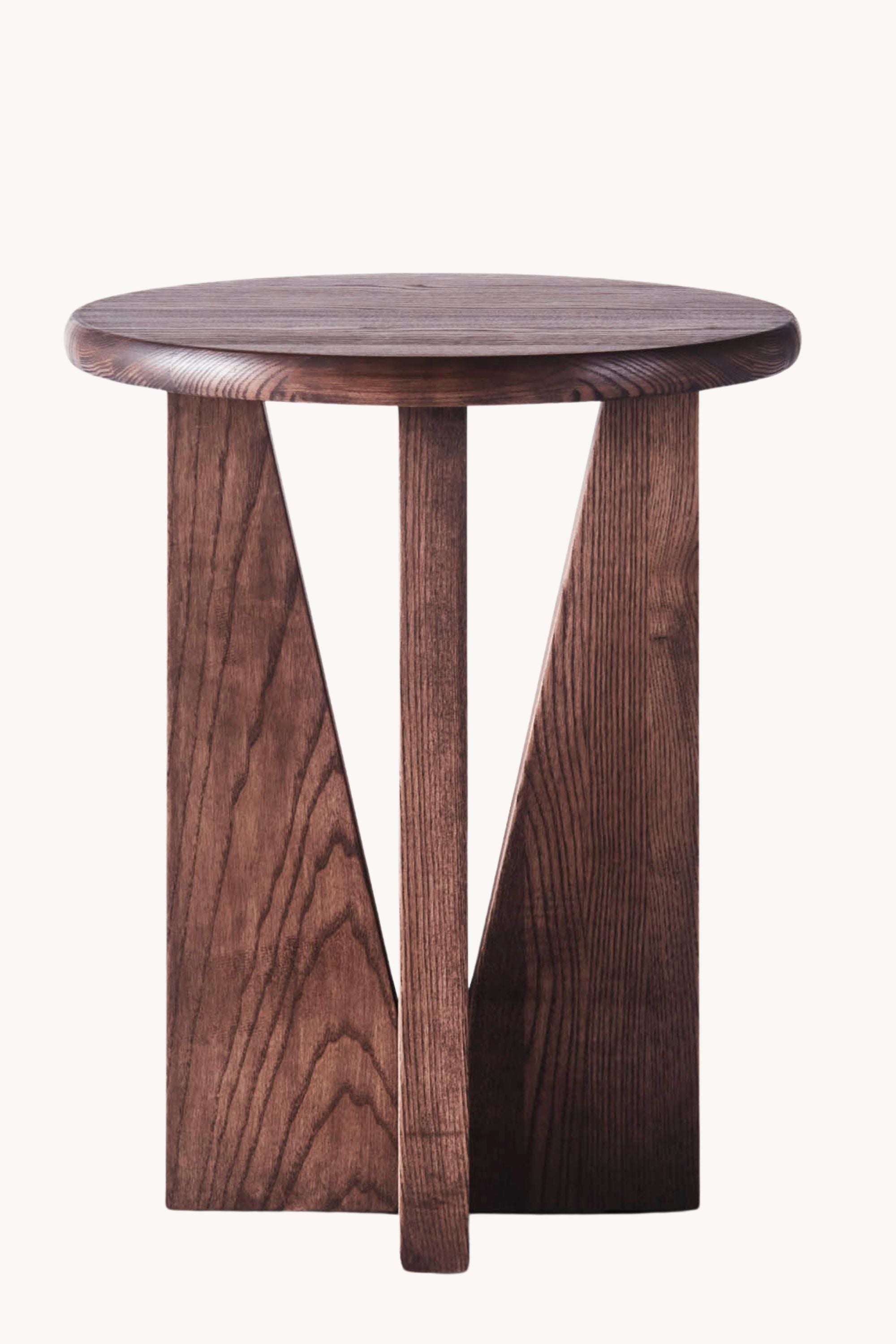 Dusty Deco V Side Table Stained Ash for District Loom