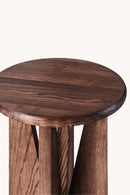 Dusty Deco V Side Table Stained Ash for District Loom