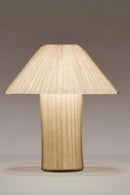 Dusty Deco Paper Table Lamp for District Loom