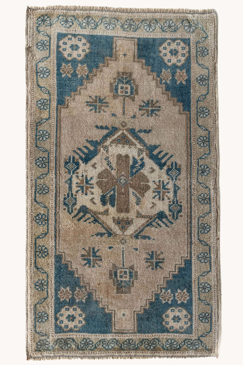 Vintage Turkish Mini Rug No. 552 for Anthropologie