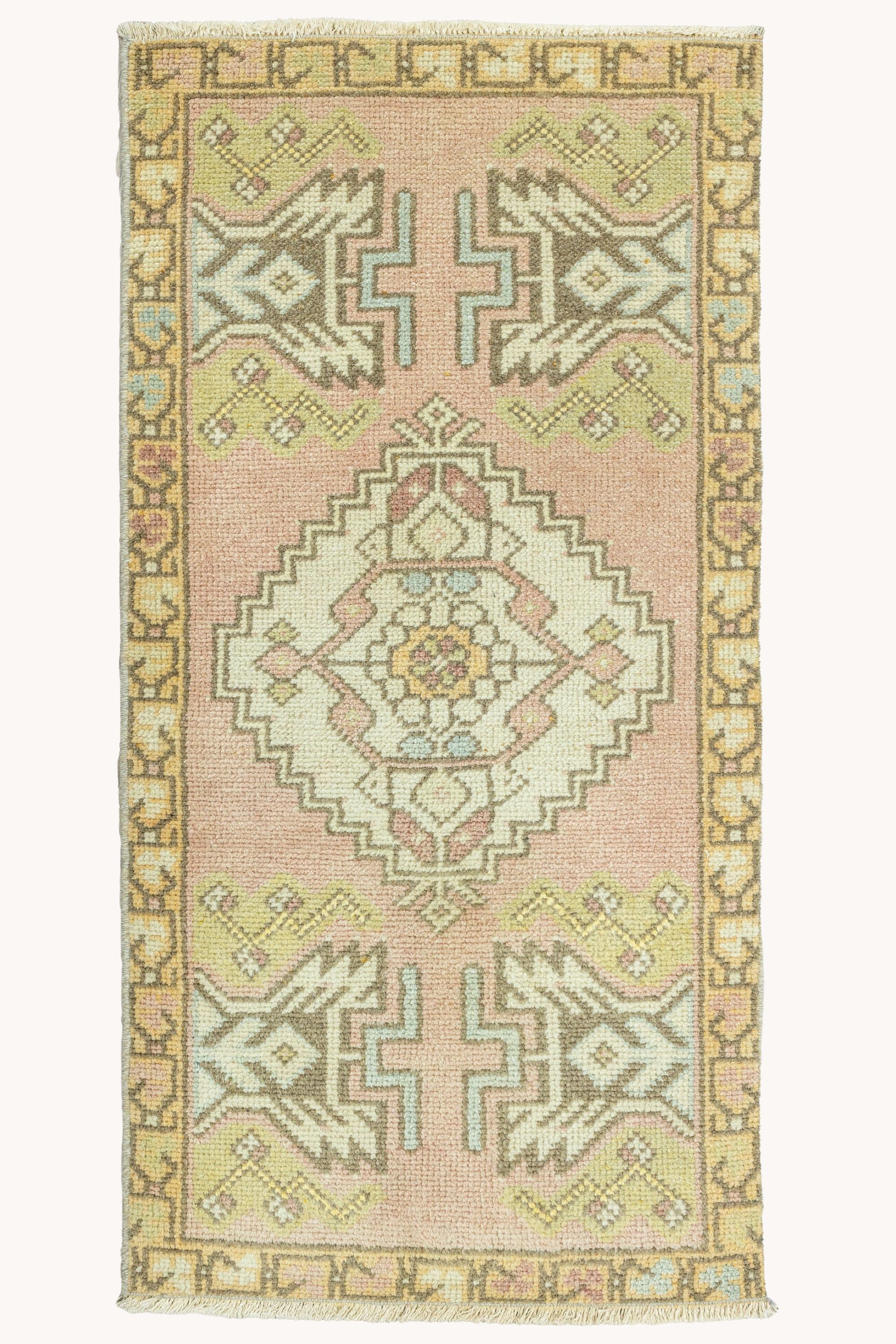 District Loom Vintage Turkish Mini Rug No. 528 for Anthropologie