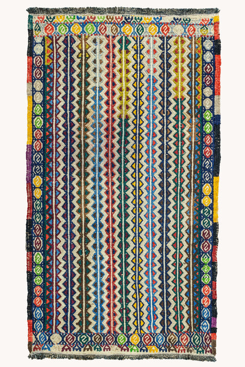 District Loom Vintage Turkish Mini Rug No. 526 for Anthropologie