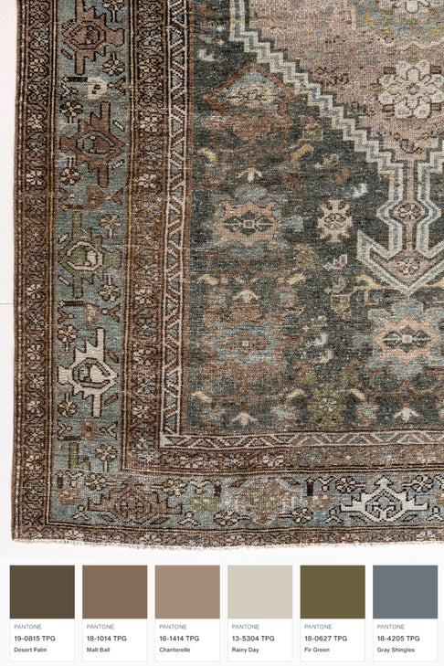 District Loom Antique Malayer Scatter Rug Dawn