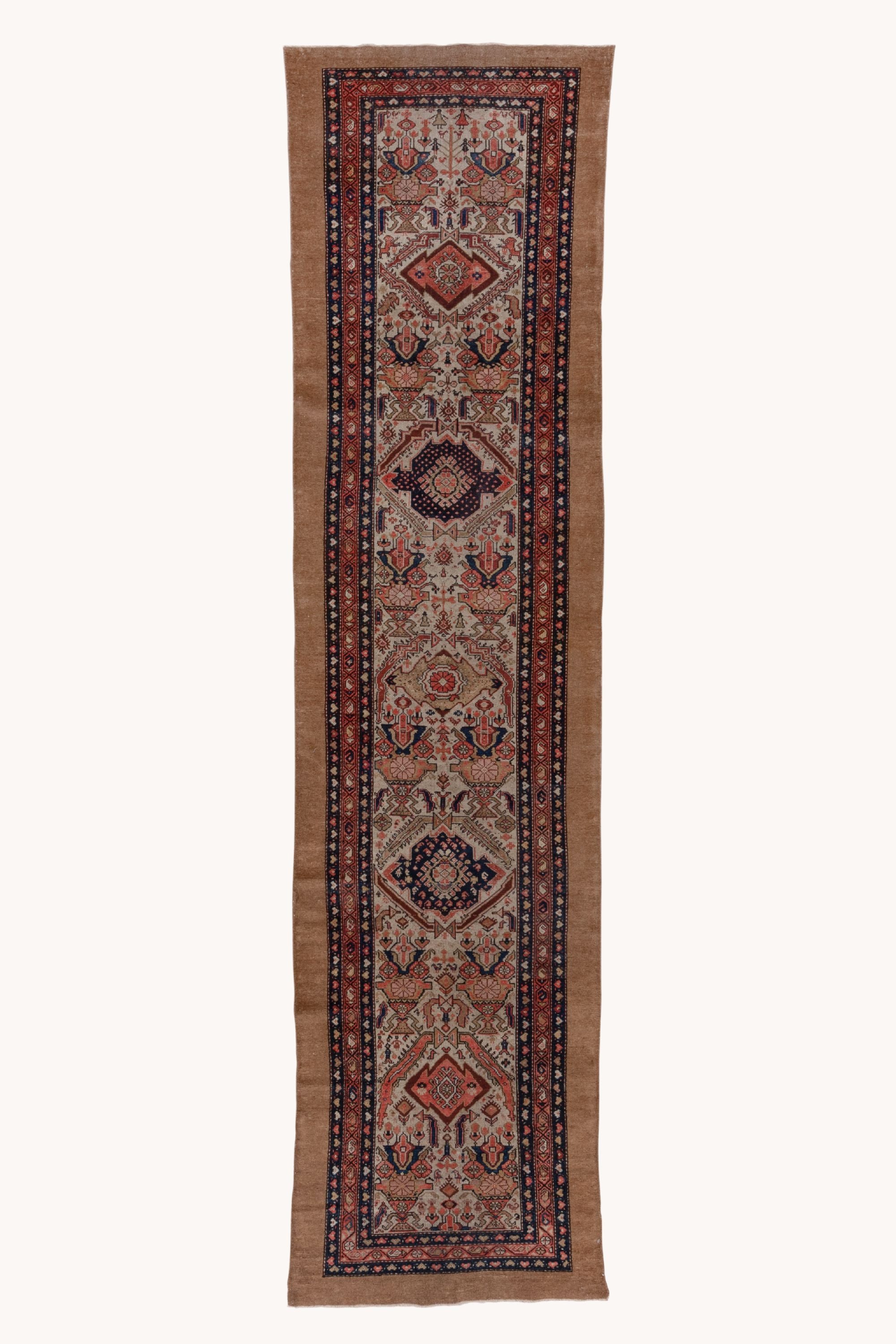 District loom Antique Persian Cam Hamadan Runner rug Boulder