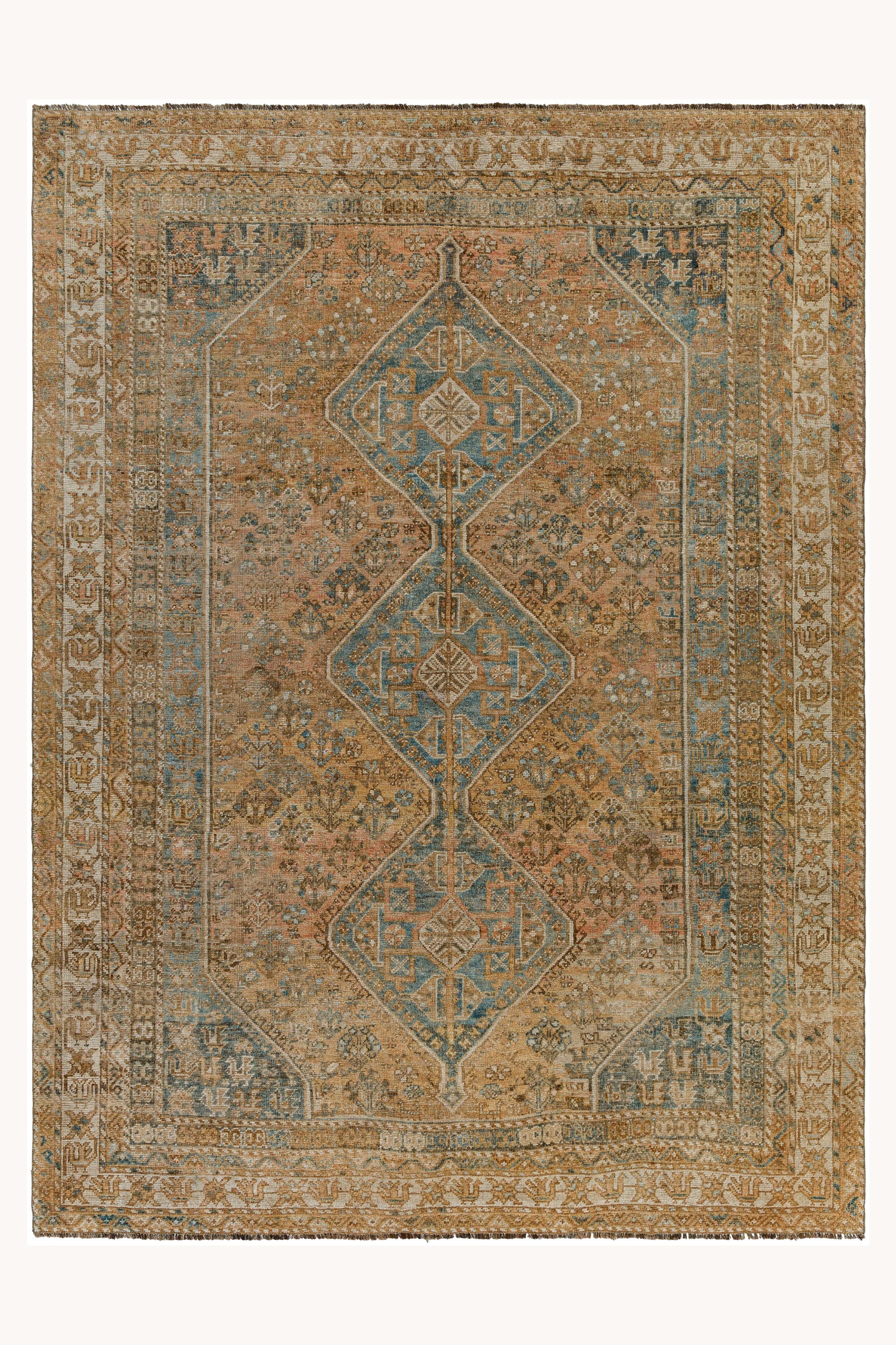 District Loom Vintage Turkish Area Rug Reed