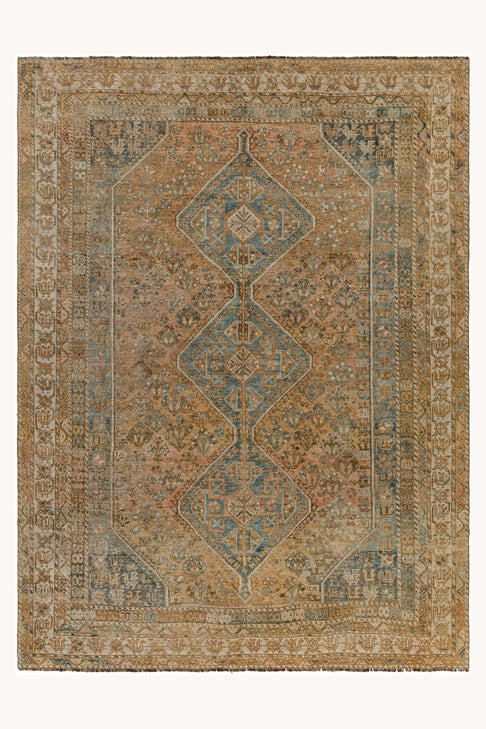 District Loom Vintage Turkish Area Rug Reed