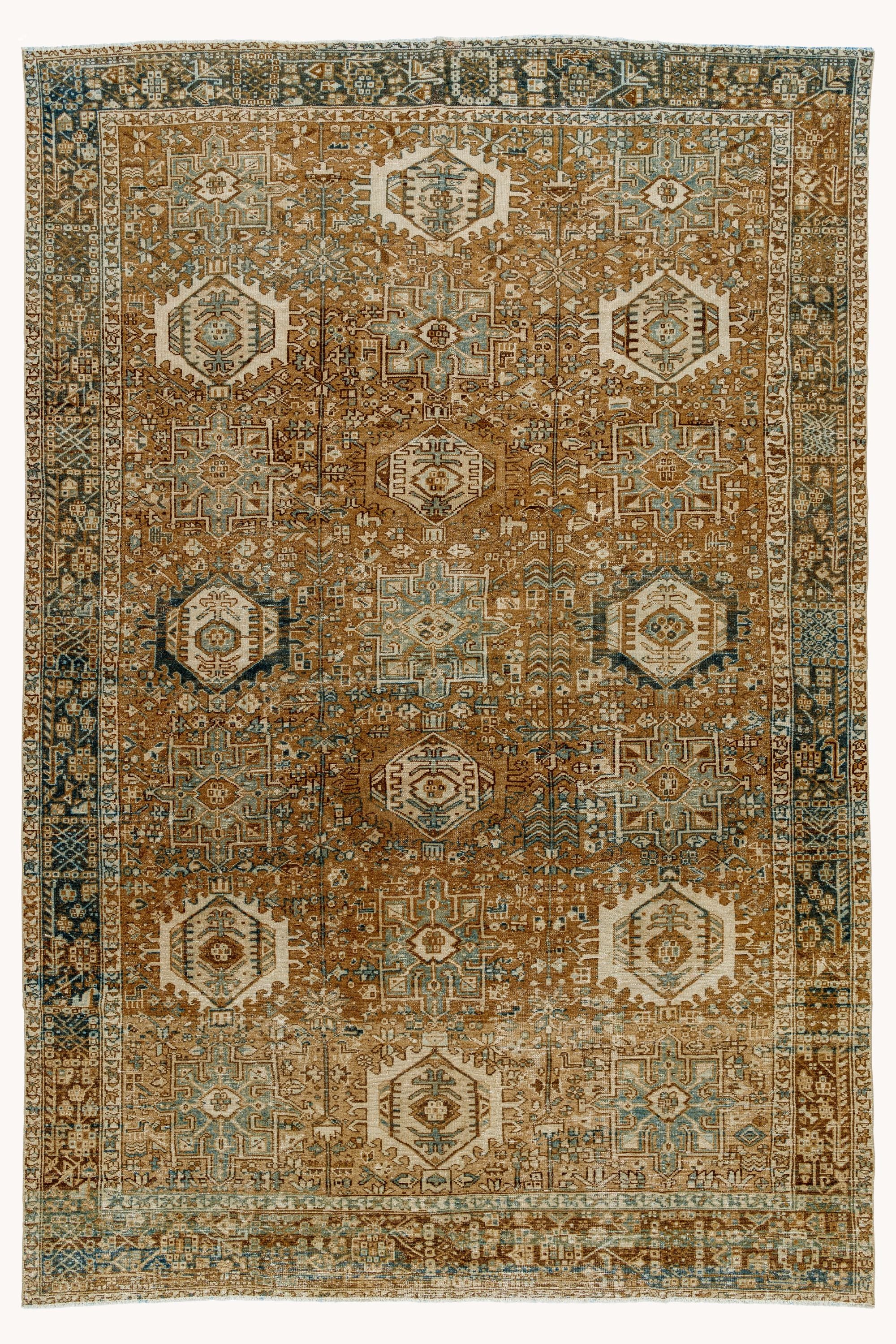 District Loom Vintage Turkish Area Rug Caldera