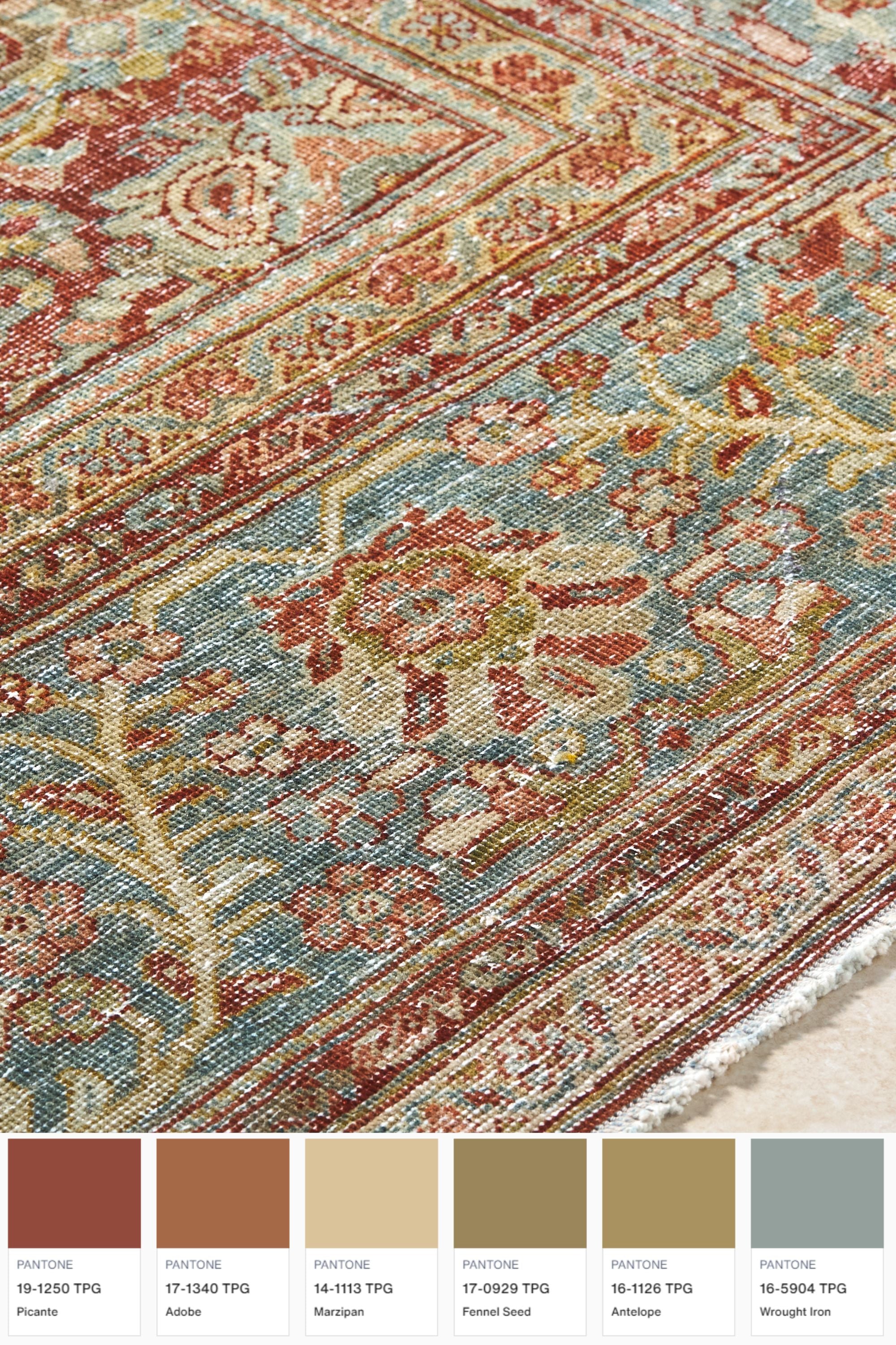 District Loom Vintage Mahal Area Rug Gillie