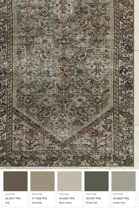 District Loom Vintage Turkish Runner Rug Khaza