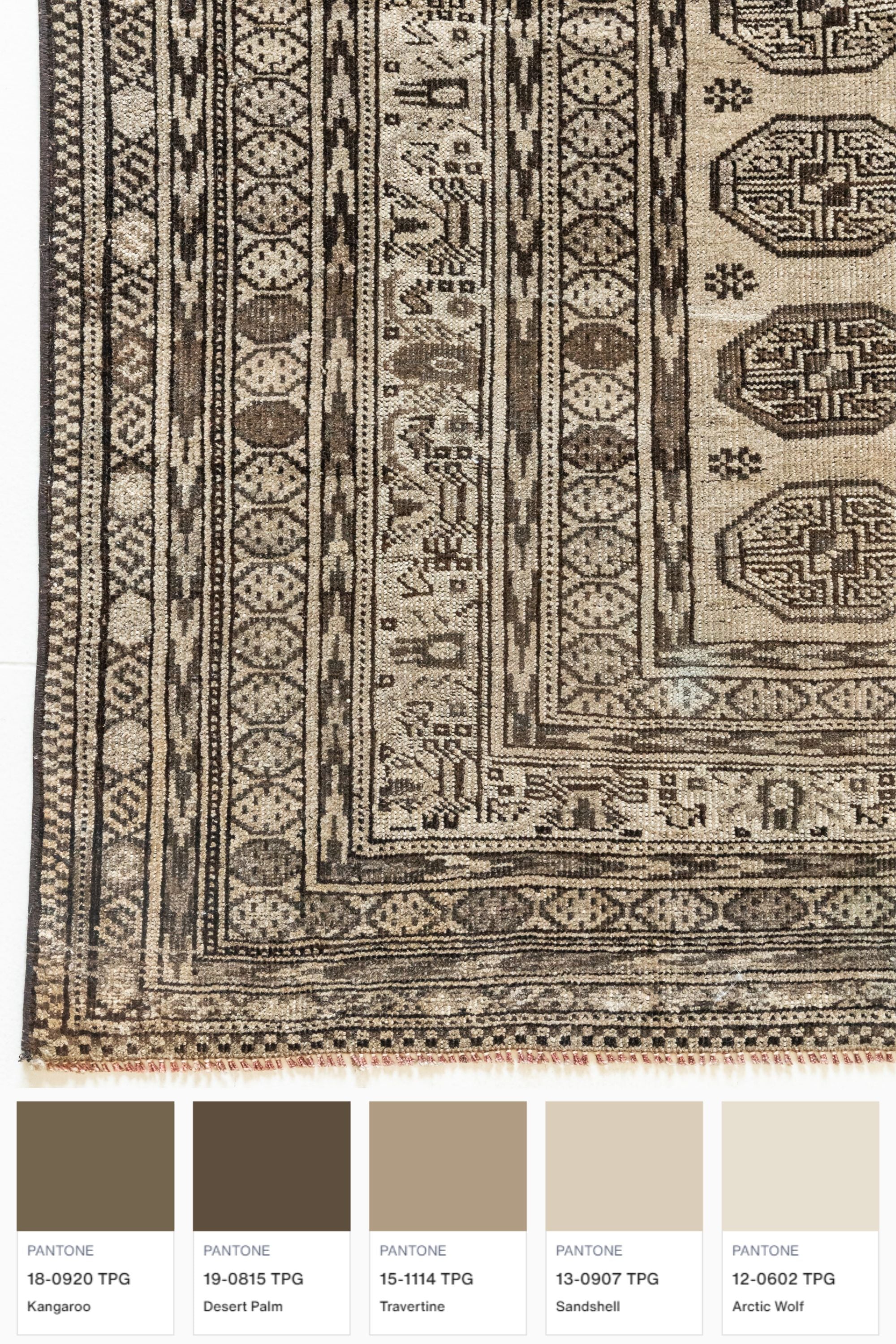 District Loom Vintage Bokhara Scatter Rug Newton