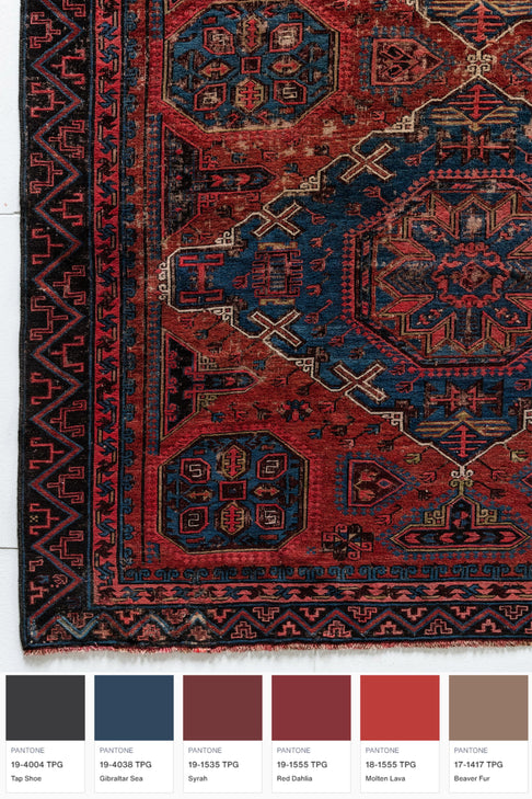 District Loom Vintage Soumak Scatter Rug Harrison